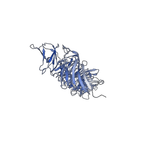 4706_6r21_e_v1-0
Cryo-EM structure of T7 bacteriophage fiberless tail complex