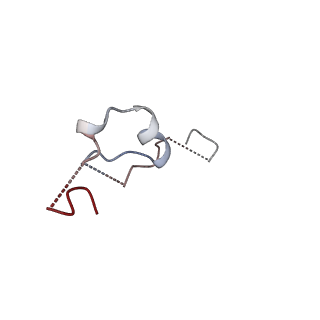 24286_7r6q_g_v1-3
State E2 nucleolar 60S ribosome biogenesis intermediate - Foot region model