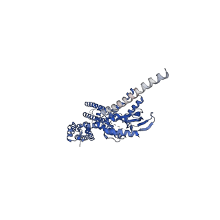 24465_7rhl_C_v1-1
Cryo-EM structure of human rod Apo CNGA1/B1 channel with CLZ coiled coil
