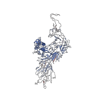 24628_7rq6_B_v1-2
Cryo-EM structure of SARS-CoV-2 spike in complex with non-neutralizing NTD-directed CV3-13 Fab isolated from convalescent individual
