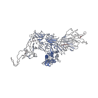 24628_7rq6_C_v1-2
Cryo-EM structure of SARS-CoV-2 spike in complex with non-neutralizing NTD-directed CV3-13 Fab isolated from convalescent individual