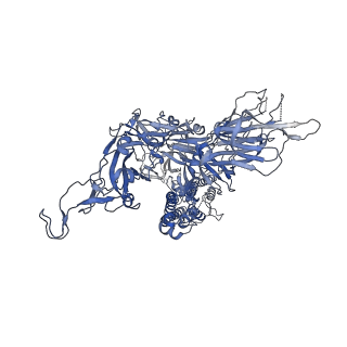 24708_7rw2_A_v1-1
Cryo-EM structure of NTD-directed neutralizing antibody 5-7 in complex with prefusion SARS-CoV-2 spike glycoprotein