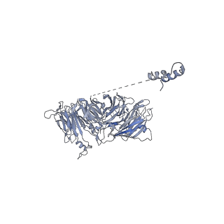 10055_6rxy_UQ_v1-1
Cryo-EM structure of the 90S pre-ribosome (Kre33-Noc4) from Chaetomium thermophilum, state a