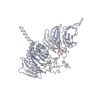 10056_6rxz_UA_v1-1
Cryo-EM structure of the 90S pre-ribosome (Kre33-Noc4) from Chaetomium thermophilum, state b