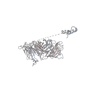 10056_6rxz_UQ_v1-1
Cryo-EM structure of the 90S pre-ribosome (Kre33-Noc4) from Chaetomium thermophilum, state b
