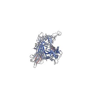 24985_7sbq_C_v1-2
One RBD-up 1 of pre-fusion SARS-CoV-2 Kappa variant spike protein