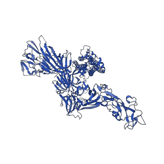 24989_7sbv_A_v1-1
Structure of OC43 spike in complex with polyclonal Fab4 (Donor 269)