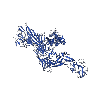 24992_7sby_A_v1-1
Structure of OC43 spike in complex with polyclonal Fab7 (Donor 269)