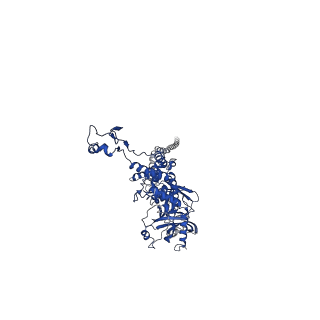 25101_7sfs_A_v1-1
In situ cryo-EM structure of bacteriophage Sf6 portal:gp7 complex at 2.7A resolution