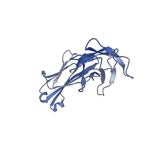 25175_7sk7_C_v1-0
Cryo-EM structure of human ACKR3 in complex with CXCL12, a small molecule partial agonist CCX662, and an extracellular Fab