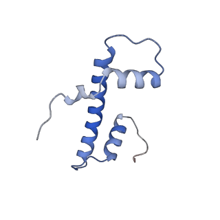 40604_8smw_B_v1-2
Cryo-EM structure of the human nucleosome core particle in complex with RNF168 and UbcH5c~Ub (UbcH5c chemically conjugated to histone H2A. No density for Ub.) (class 1)