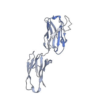 25209_7sn2_H_v1-2
Structure of human SARS-CoV-2 neutralizing antibody C1C-A3 Fab
