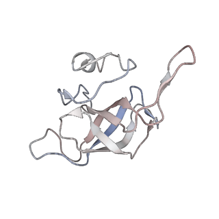 25405_7ss9_k_v1-0
Late translocation intermediate with EF-G partially dissociated (Structure V)