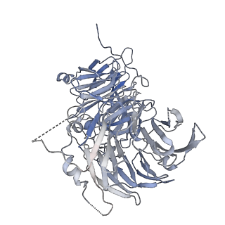25441_7suk_LN_v1-1
Structure of Bfr2-Lcp5 Complex Observed in the Small Subunit Processome Isolated from R2TP-depleted Yeast Cells