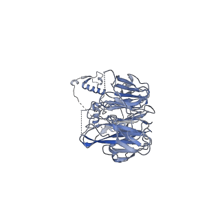 25441_7suk_LS_v1-1
Structure of Bfr2-Lcp5 Complex Observed in the Small Subunit Processome Isolated from R2TP-depleted Yeast Cells