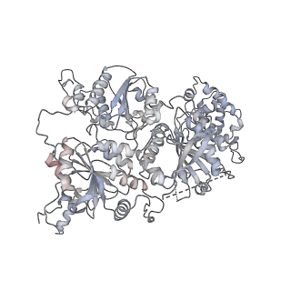 25441_7suk_LX_v1-1
Structure of Bfr2-Lcp5 Complex Observed in the Small Subunit Processome Isolated from R2TP-depleted Yeast Cells