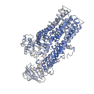 25452_7svr_A_v1-1
The complex of dephosphorylated human cystic fibrosis transmembrane conductance regulator (CFTR) and Lumacaftor (VX-809)