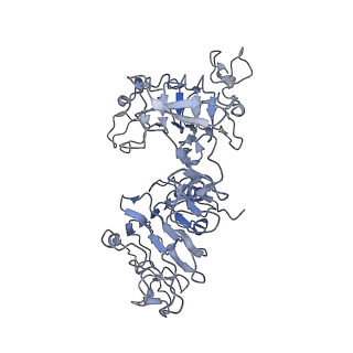 25561_7sz5_B_v1-0
Cryo-EM structure of the extracellular module of the full-length EGFR bound to TGF-alpha "tips-separated" conformation