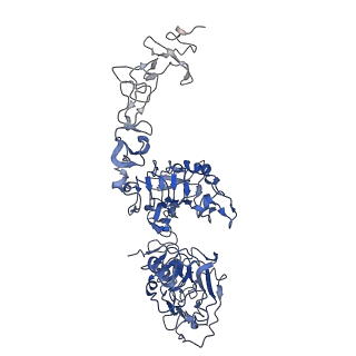 25563_7sz7_A_v1-0
Cryo-EM structure of the extracellular module of the full-length EGFR bound to TGF-alpha. "tips-juxtaposed" conformation