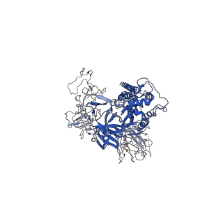 40977_8t21_A_v1-0
Cryo-EM structure of mink variant Y453F trimeric spike protein