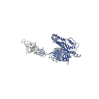 25711_7t67_A_v1-1
SARS-CoV-2 S (Spike Glycoprotein) D614G with One(1) RBD Up