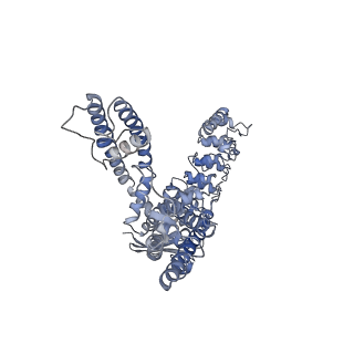 25721_7t6o_C_v1-1
Cryo-EM structure of TRPV5 in nanodiscs at pH6 state 3