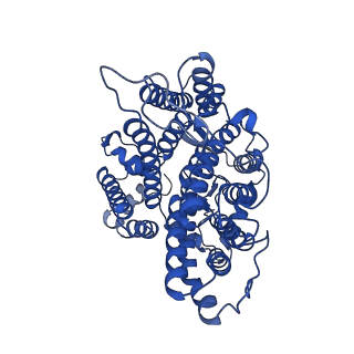 41082_8t6v_A_v1-2
Cryo-EM structure of human Anion Exchanger 1 bound to 4,4'-Diisothiocyanatostilbene-2,2'-Disulfonic Acid (DIDS)