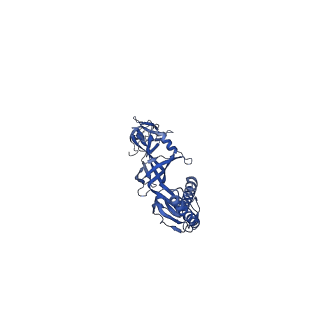 10395_6ta6_F_v1-1
MexAB assembly of the Pseudomonas MexAB-OprM efflux pump reconstituted in nanodiscs