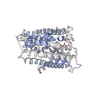 41126_8ta2_A_v1-0
Cryo-EM structure of the human CLC-2 chloride channel transmembrane domain with bound inhibitor AK-42