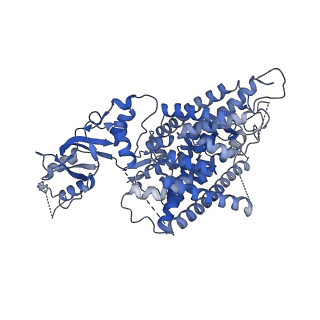 41128_8ta4_B_v2-0
Cryo-EM structure of the human CLC-2 chloride channel transmembrane domain with symmetric C-terminal