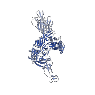 25862_7tf5_C_v1-0
Cryo-EM structure of SARS-CoV-2 Kappa (B.1.617.1) spike protein
