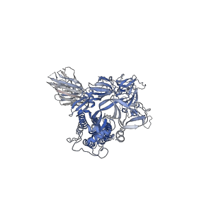 25862_7tf5_D_v1-0
Cryo-EM structure of SARS-CoV-2 Kappa (B.1.617.1) spike protein
