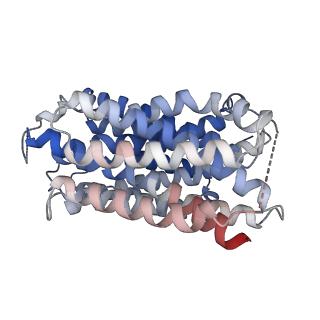 41238_8tgj_B_v1-0
VMAT1 dimer in unbound form and with reserpine