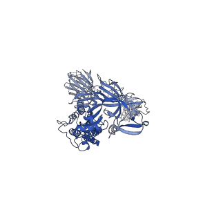 26055_7tph_A_v1-2
Delta (B.1.617.2) SARS-CoV-2 variant spike protein (S-GSAS-Delta) in the 2-RBD-up conformation - D3