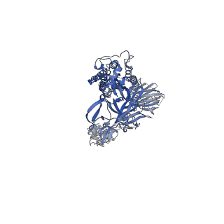 26055_7tph_B_v1-2
Delta (B.1.617.2) SARS-CoV-2 variant spike protein (S-GSAS-Delta) in the 2-RBD-up conformation - D3