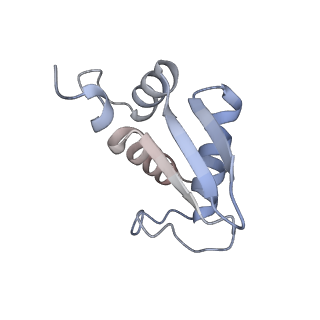 26067_7tql_M_v1-3
CryoEM structure of the human 40S small ribosomal subunit in complex with translation initiation factors eIF1A and eIF5B.