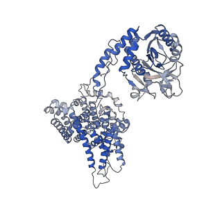 26142_7tvz_B_v1-2
Cryo-EM structure of human band 3-protein 4.2 complex in diagonal conformation