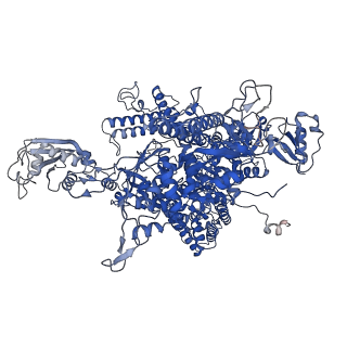 41655_8tvy_A_v1-0
Cryo-EM structure of CPD lesion containing RNA Polymerase II elongation complex with Rad26 and Elf1 (closed state)