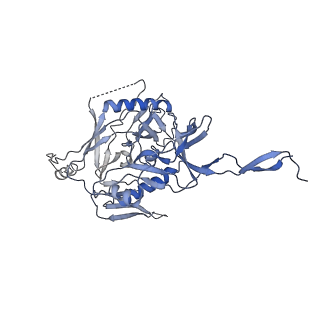 26157_7txd_C_v1-2
Cryo-EM structure of BG505 SOSIP HIV-1 Env trimer in complex with CD4 receptor (D1D2) and broadly neutralizing darpin bnD.9