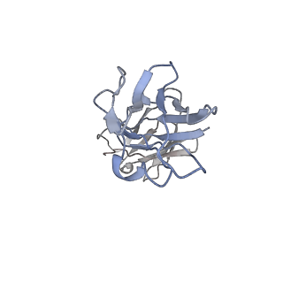 26157_7txd_H_v1-2
Cryo-EM structure of BG505 SOSIP HIV-1 Env trimer in complex with CD4 receptor (D1D2) and broadly neutralizing darpin bnD.9