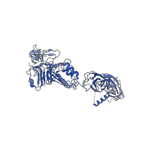 26183_7tyk_B_v1-3
Cryo-EM Structure of insulin receptor-related receptor (IRR) in apo-state captured at pH 7. The 3D refinement was applied with C2 symmetry