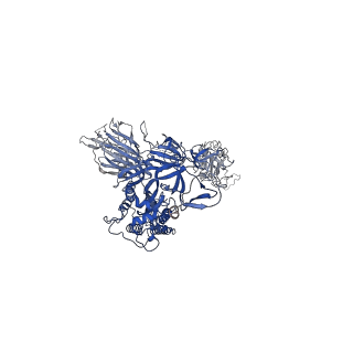 26200_7tyz_A_v1-1
Cryo-EM structure of SARS-CoV-2 spike in complex with FSR22, an anti-SARS-CoV-2 DARPin