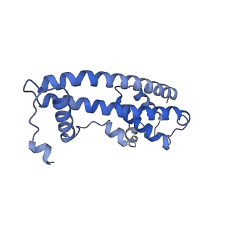 20588_6tz4_F_v1-2
CryoEM reconstruction of membrane-bound ESCRT-III filament composed of CHMP1B+IST1 (right-handed)