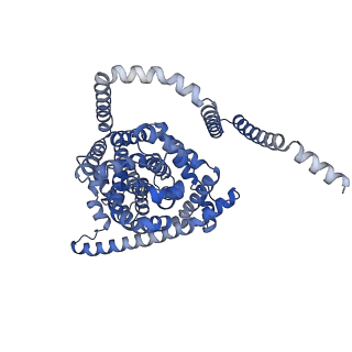 41731_8tz2_B_v1-0
Cryo-EM structure of bovine concentrative nucleoside transporter 3 in MSP2N2 nanodiscs, apo state