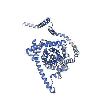 41735_8tz6_A_v1-0
Cryo-EM structure of bovine concentrative nucleoside transporter 3 in complex with PSI-6206