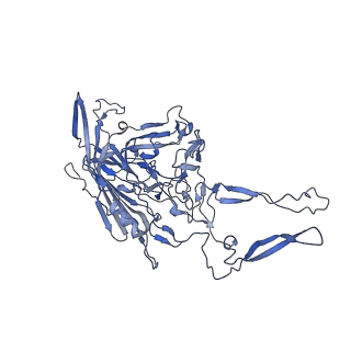 20609_6u0r_K_v1-1
Cryo-EM structure of the chimeric vector AAV2.7m8