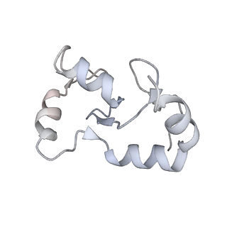 41801_8u14_K_v1-2
Cryo-EM structure of the human nucleosome core particle ubiquitylated at histone H2A lysine 15 in complex with RNF168-UbcH5c (class 2)