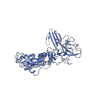 20623_6u2l_B_v1-2
EM structure of MPEG-1 (L425K, beta conformation) soluble pre-pore complex