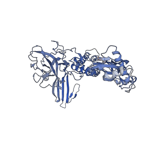 20623_6u2l_I_v1-2
EM structure of MPEG-1 (L425K, beta conformation) soluble pre-pore complex