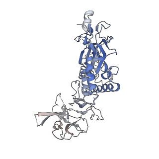 20627_6u2w_E_v1-2
EM structure of MPEG-1(L425K) pre-pore complex bound to liposome
